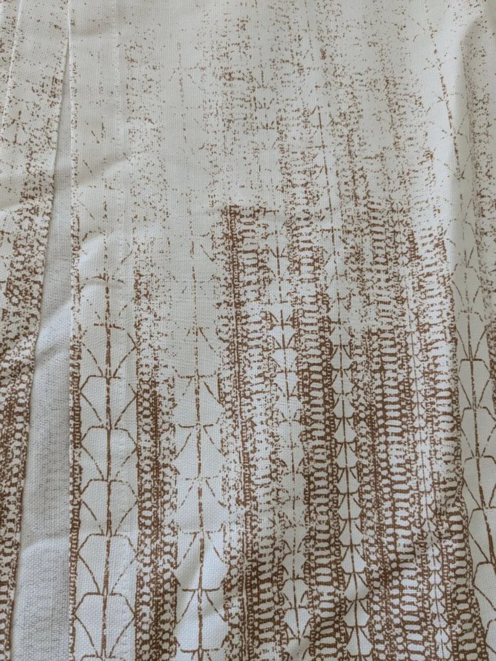 West Elm - Echo Print Curtain, Set of 2, Gold Dust, 48